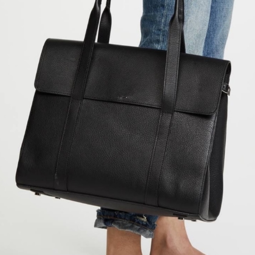 Black Shinola satchel bag